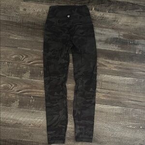 Black Camo High-Waisted Leggings